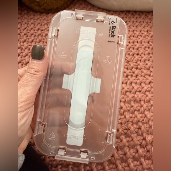 Spigen Tempered Glass Screen Protector designed for iPhone 14 Pro - Picture 2 of 3